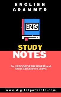 English Grammer Notes For UPSC/SSC/Banking/RRB